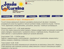 Tablet Screenshot of jazdacoolturalna.pl